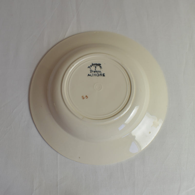 Antique Deep Dish Badonviller Aurore F