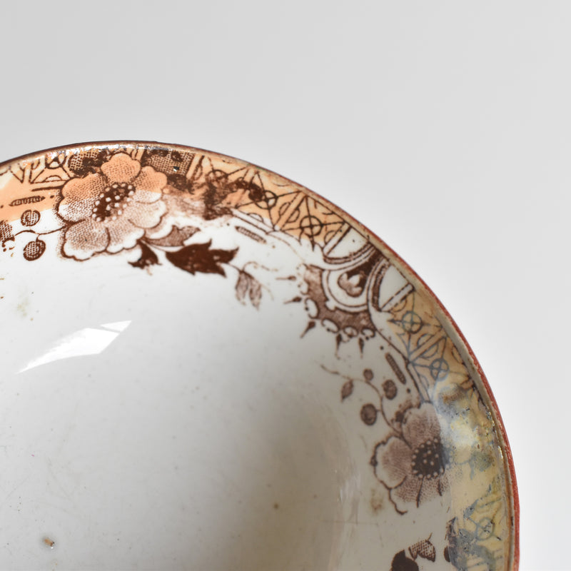 Antique Cup & Saucer Sarreguemines Kyoto B