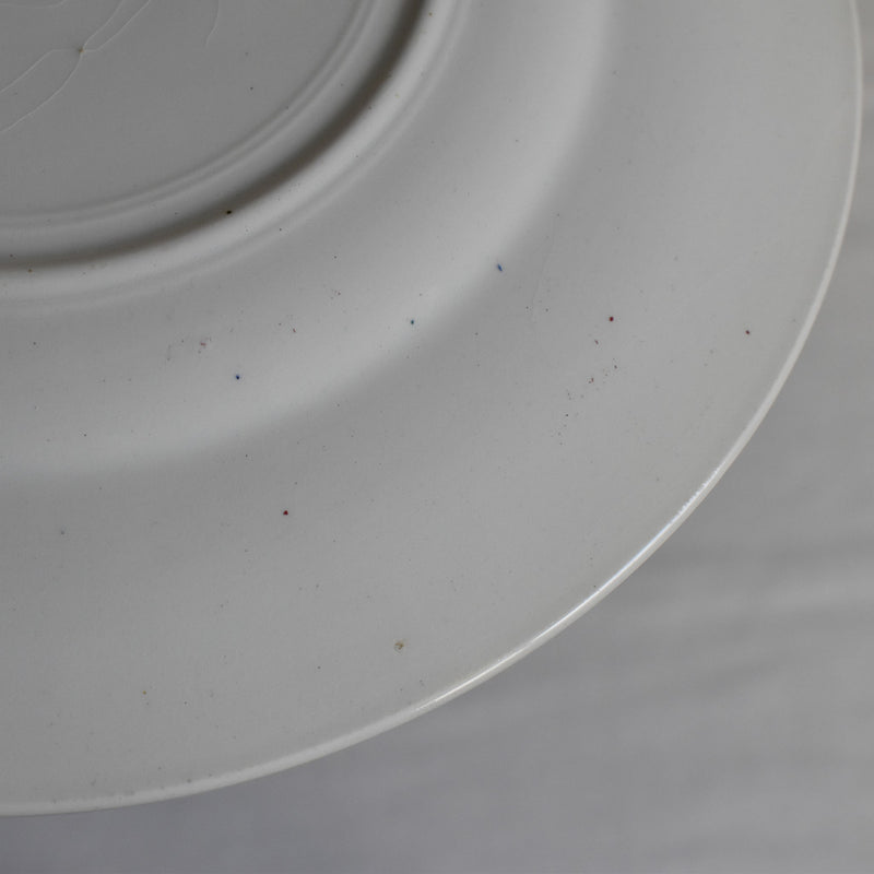 Antique Plate Luneville Fontainebleau D