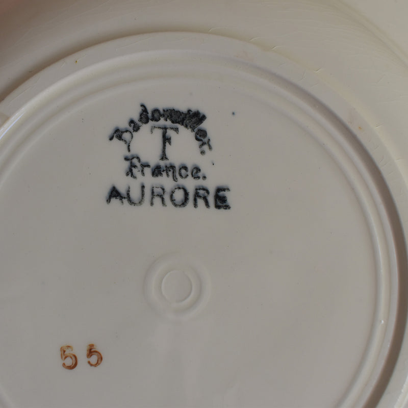 Antique Deep Dish Badonviller Aurore F