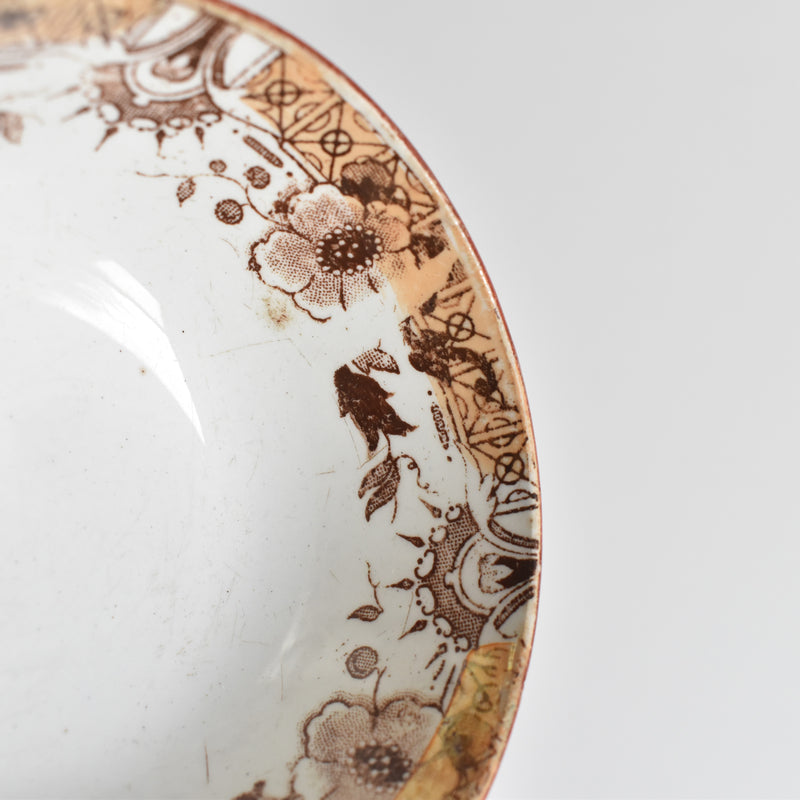 Antique Cup & Saucer Sarreguemines Kyoto B