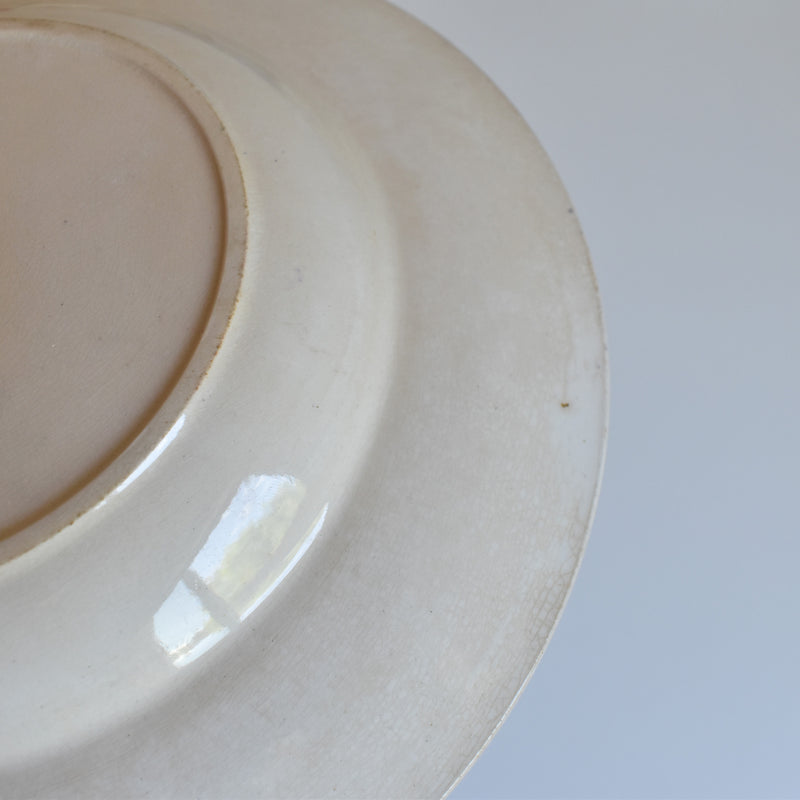 Antique Deep Plate Ron Ui Hanoi (Purple) B