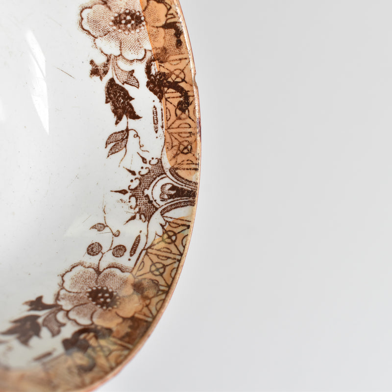 Antique Cup & Saucer Sarreguemines Kyoto B