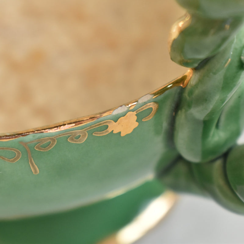 ア.ドラサンヴァル A.Dressinval チョコレートカップ＆ソーサー ライトグリーン