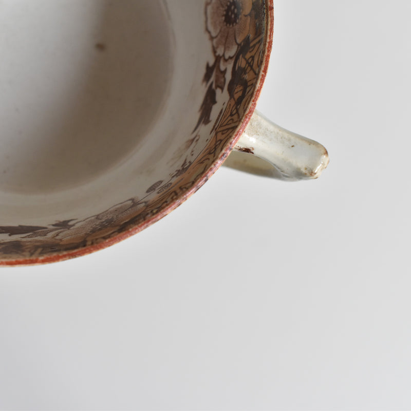 Antique Cup & Saucer Sarreguemines Kyoto B