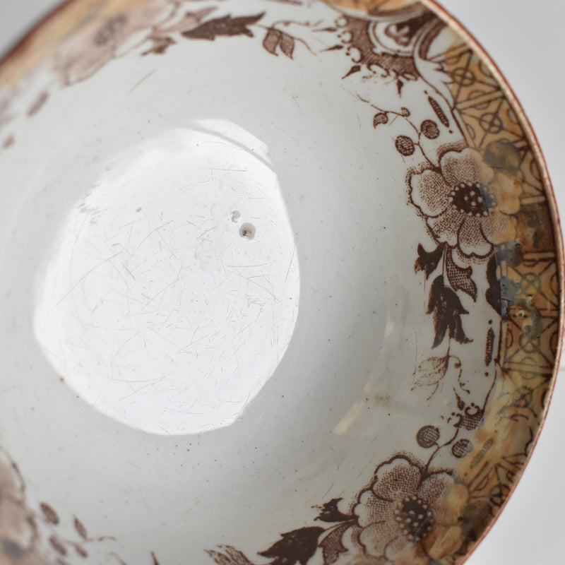 Antique Cup & Saucer Sarreguemines Kyoto B