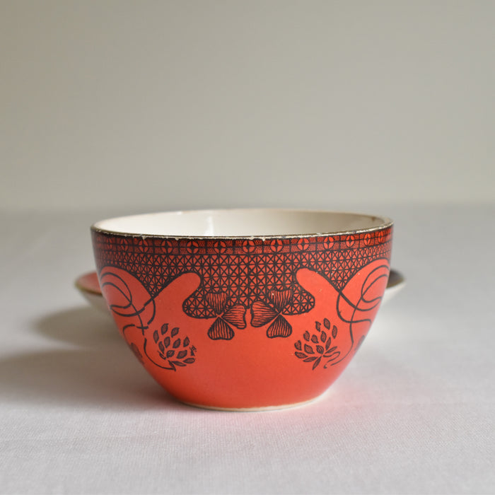 アンティーク カップ&ソーサー サルグミンヌ Trefle A