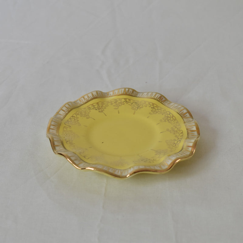 ア.ドラサンヴァル A.Dressinval コーヒーカップ＆ソーサー イェロー A