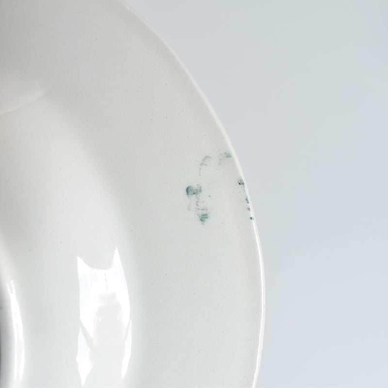 Vintage deep plate English Style Rouge E