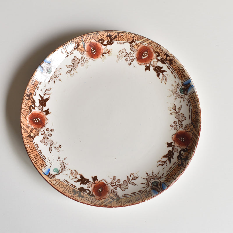 Antique cup & saucer Sarreguemines Kyoto C