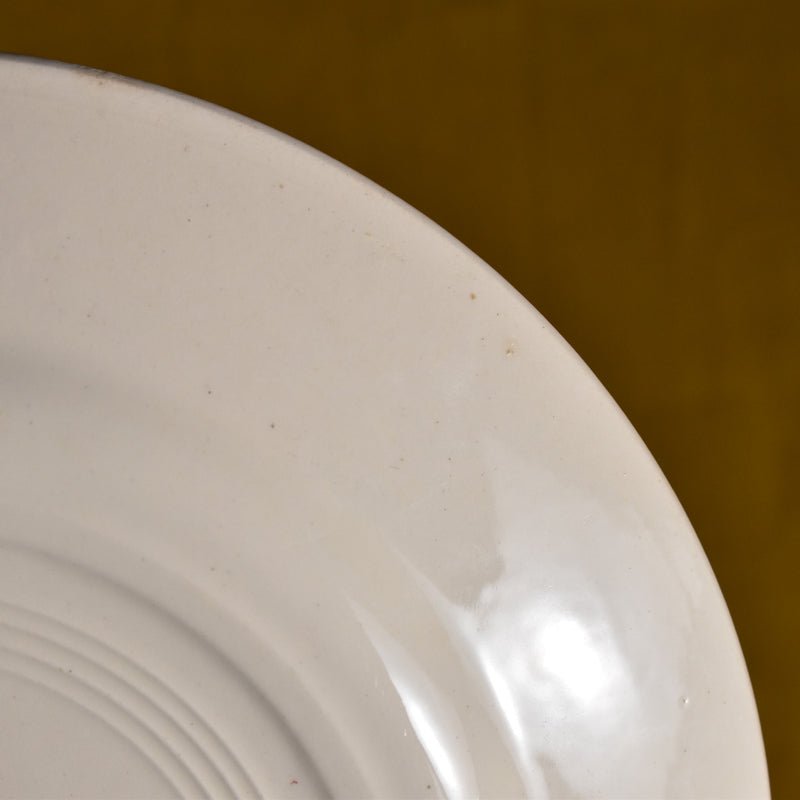 Antique Plate - Creil & Montereau, Houx (Holly)