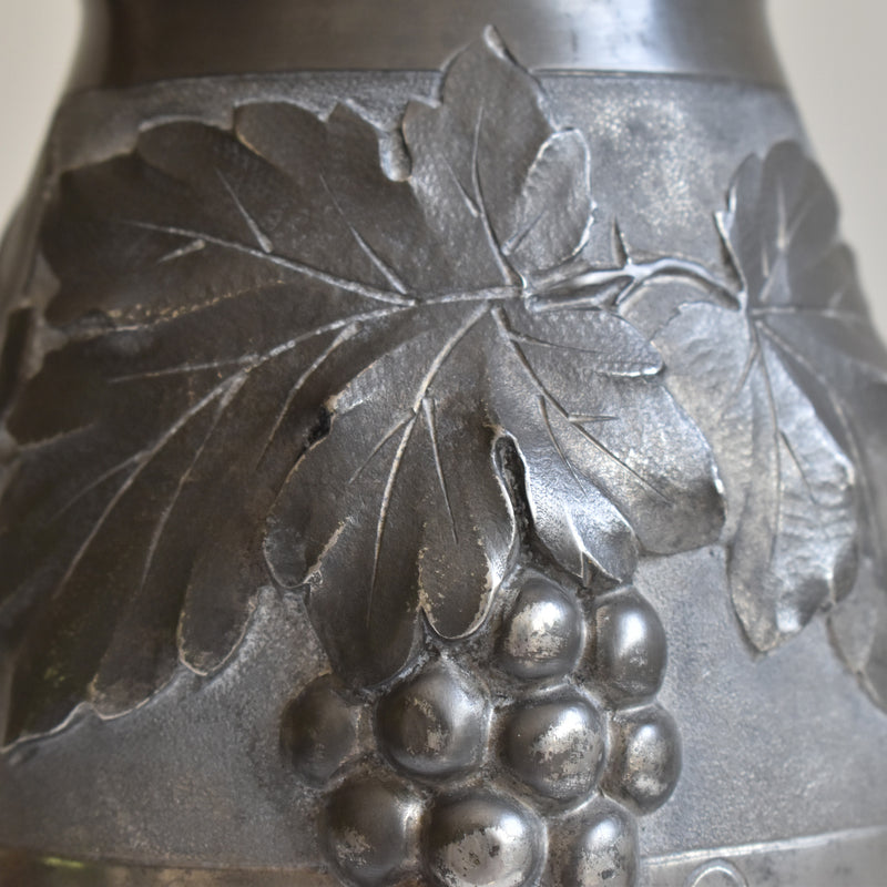 アンティークピューター 花瓶 A.VILLIEN