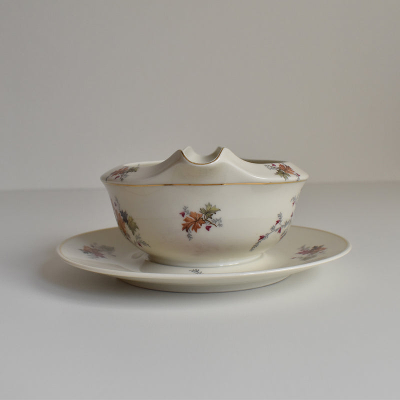 Antique Sauce Boat, Raynaud, Erable