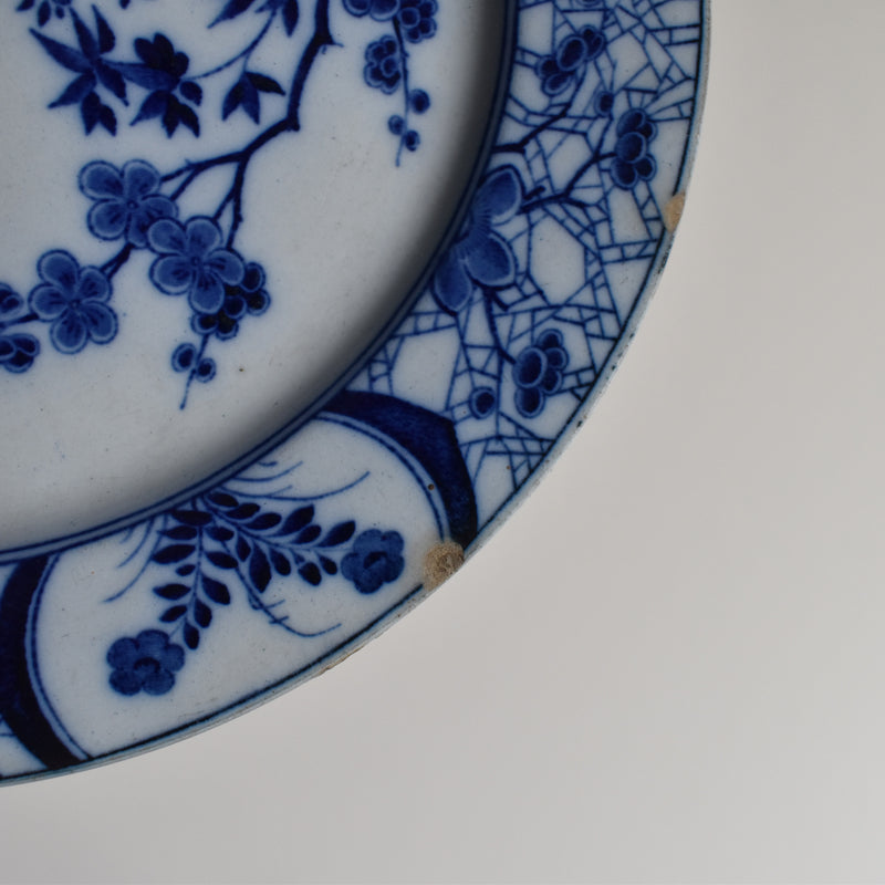 Antique Plate Creil et Montereau Japon 21.5cm E