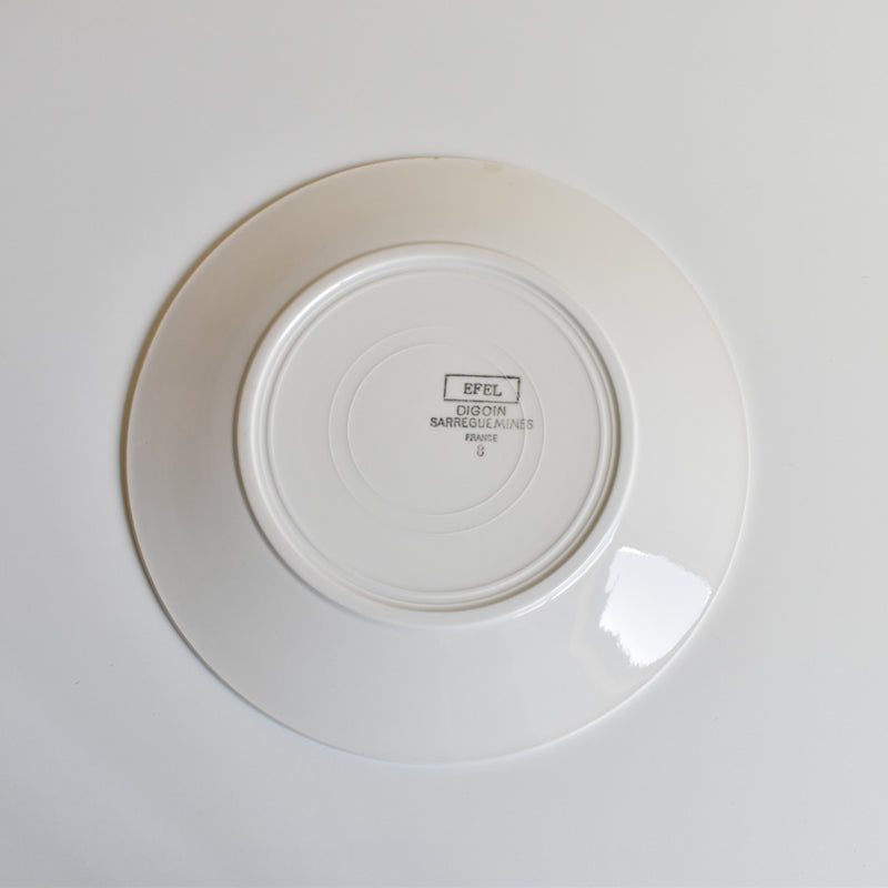 Vintage Plate: Digoin & Sarreguemines Efel B (On display at our Osaka store)