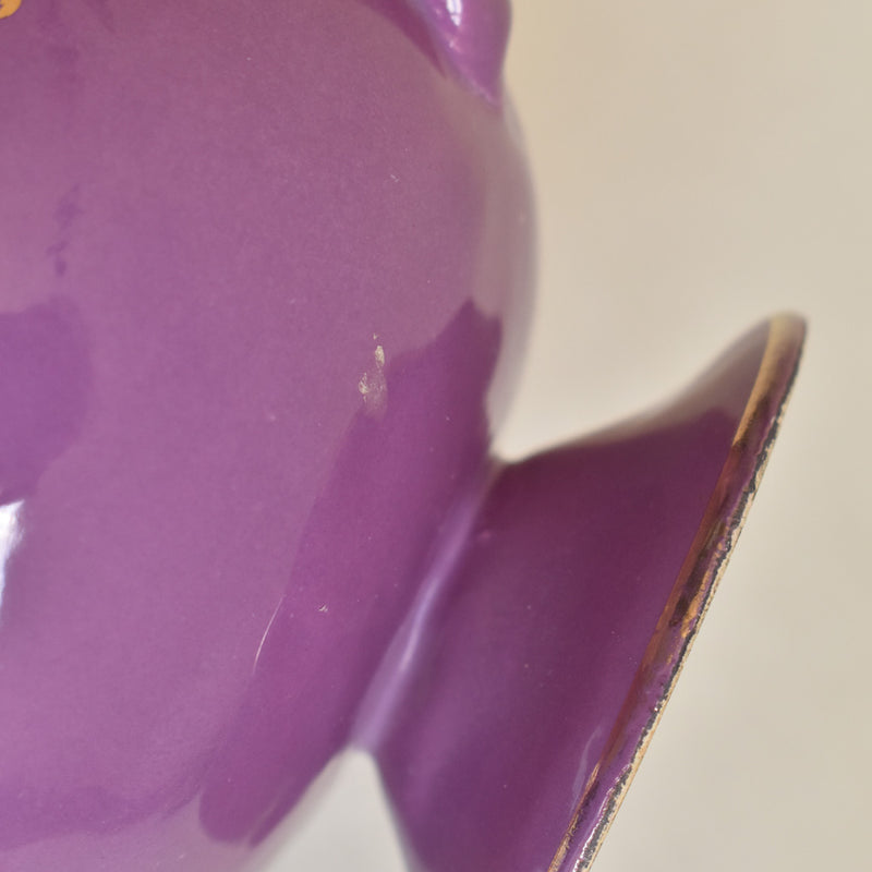 ア.ドラサンヴァル A.Dressinval チョコレートカップ＆ソーサー パープル