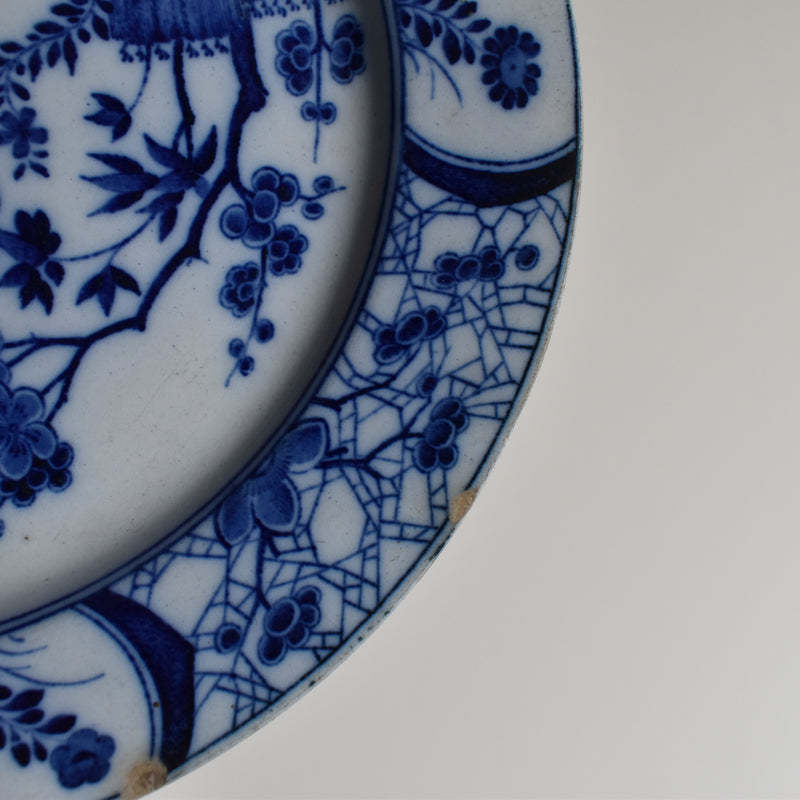 Antique Plate Creil et Montereau Japon 21.5cm E