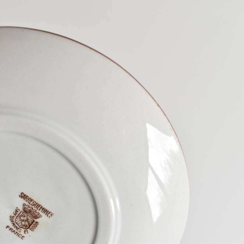 Antique cup & saucer Sarreguemines Kyoto C