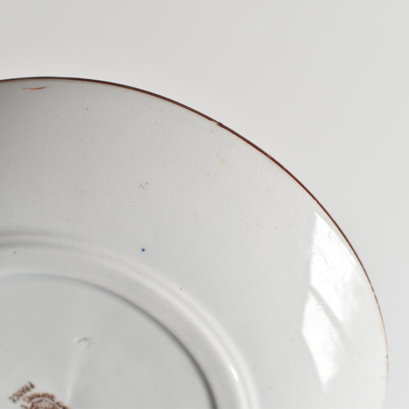 Antique cup & saucer Sarreguemines Kyoto C