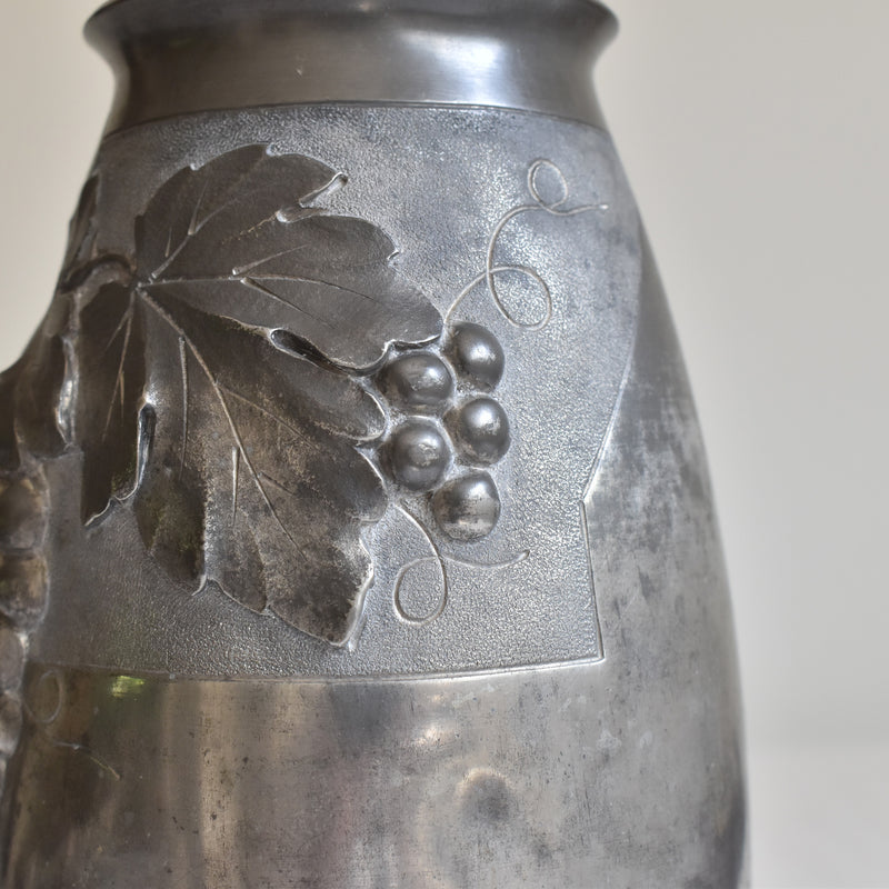 アンティークピューター 花瓶 A.VILLIEN