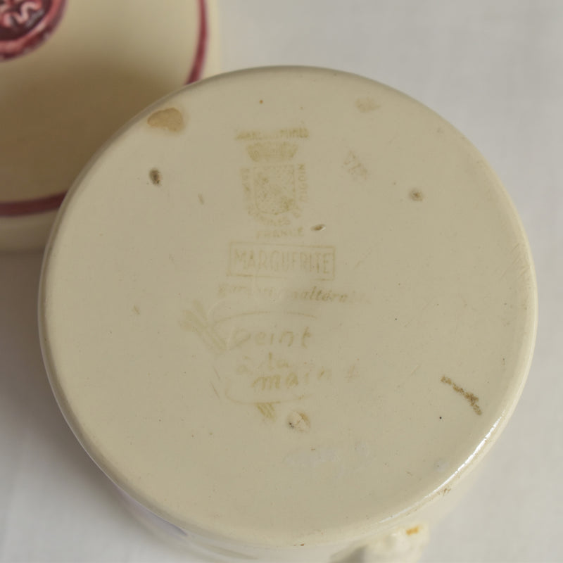 Vintage Terrine Digoin & Sarreguemines Marguerite