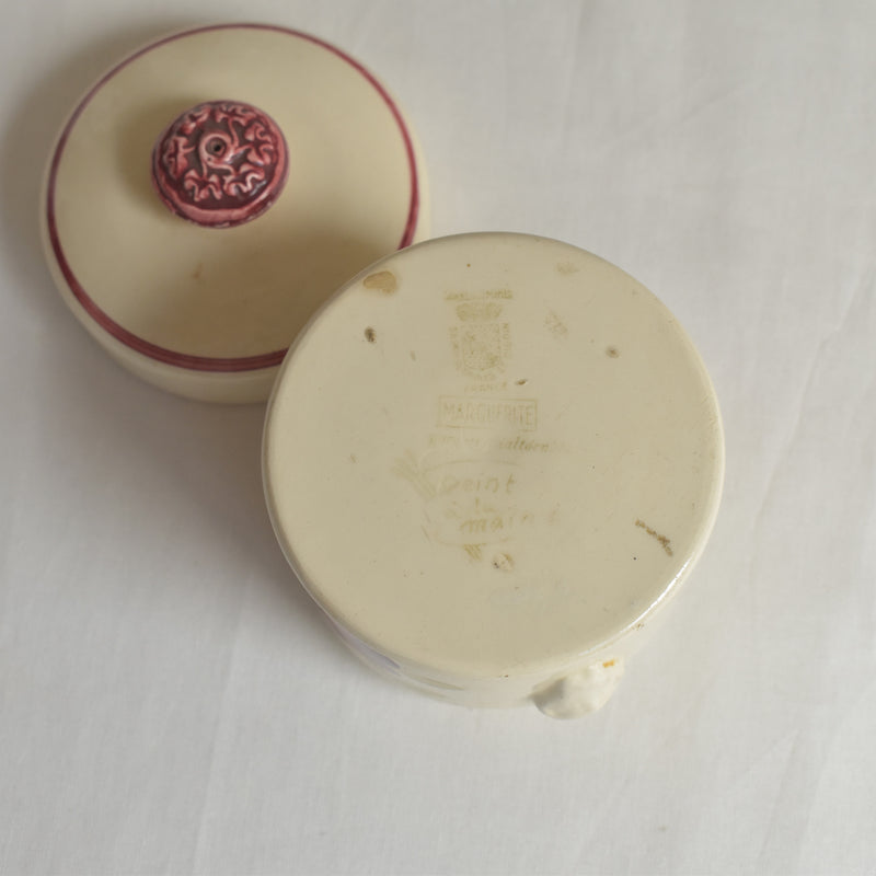 Vintage Terrine Digoin & Sarreguemines Marguerite