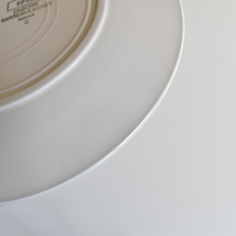 Vintage Plate: Digoin & Sarreguemines Efel B (On display at our Osaka store)