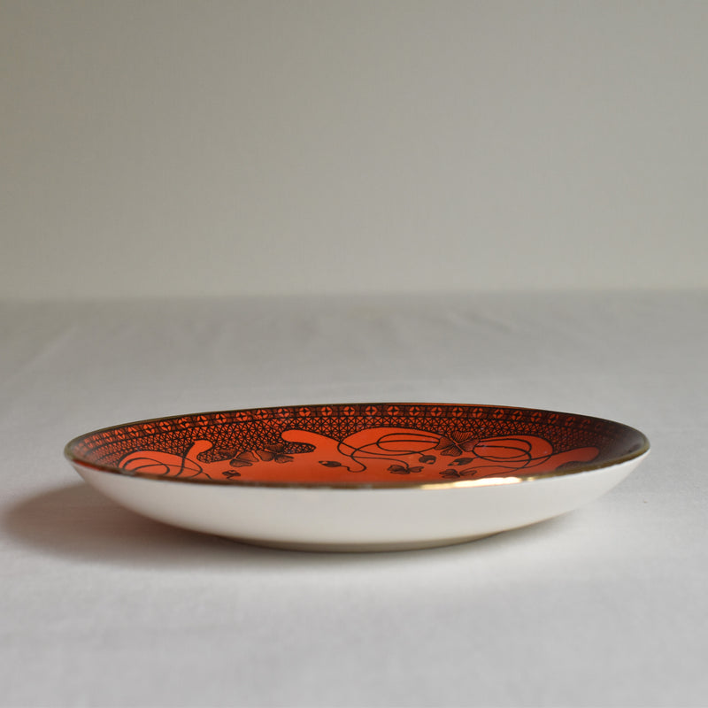 Antique Cup & Saucer, Sarreguemines, Trefle B