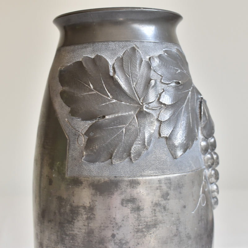 アンティークピューター 花瓶 A.VILLIEN