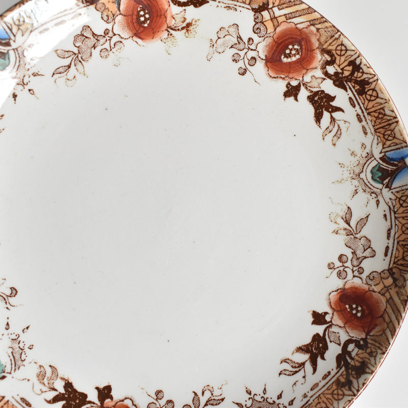 Antique cup & saucer Sarreguemines Kyoto C