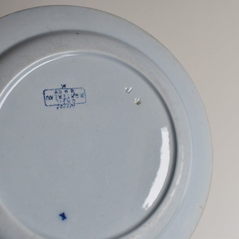 Antique Plate, Creil et Montereau, Japon, 21.5cm, F