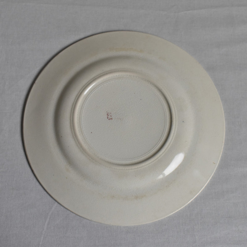 Antique Plate Lunéville Fontainebleau A