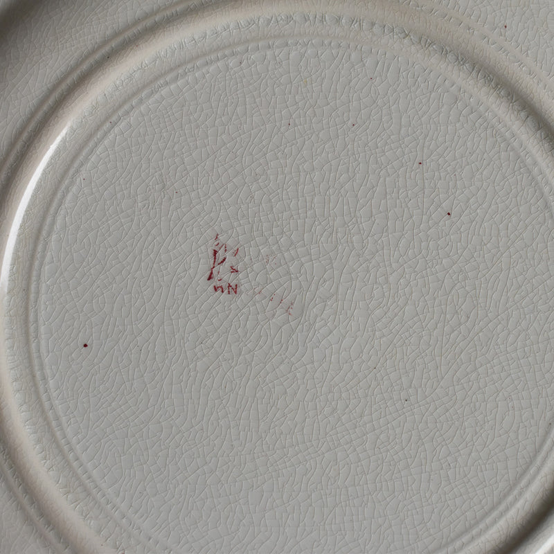 Antique Plate Lunéville Fontainebleau A
