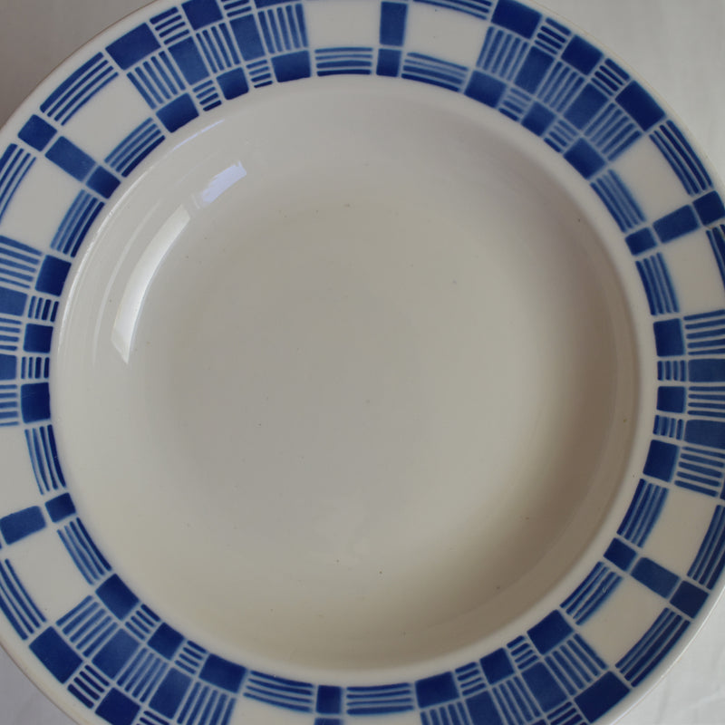 Antique Deep Plate Badonviller Aurore G