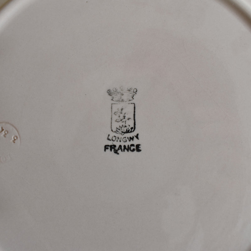 Antique cake plate Ron Wee Ocotogonal rose