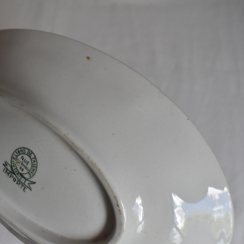 Antique Raviere Aux Lions de Faience