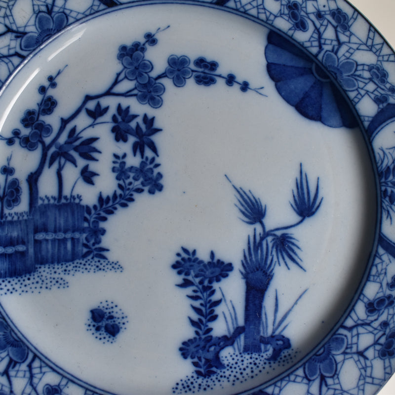 Antique Plate, Creil et Montereau, Japon, 21.5cm, F