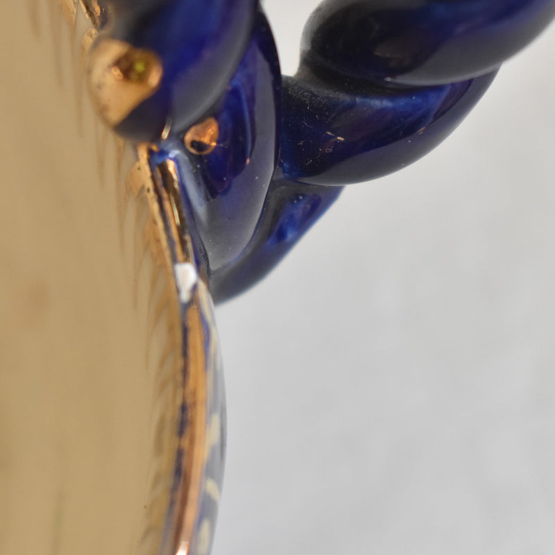 ア.ドラサンヴァル A.Dressinval チョコレートカップ ダークブルー A