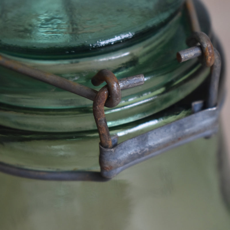 ヴィンテージ  ガラス　容器 L'ideal A