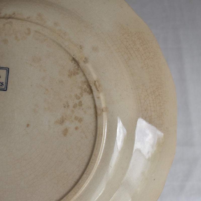 Antique Plate, Sarreguemines "Moscou"