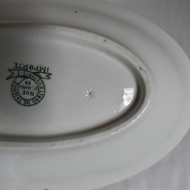 Antique Raviere Aux Lions de Faience
