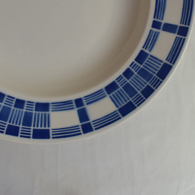 Antique Deep Plate Badonviller Aurore G