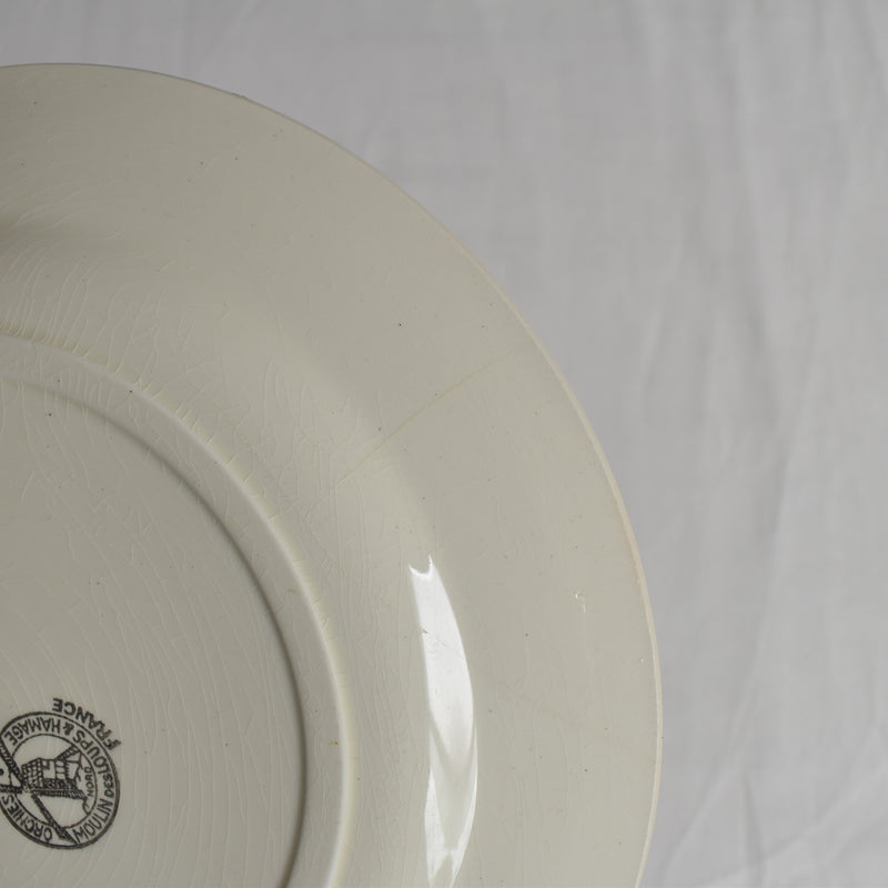 Vintage plate Moulin des Loups Raisin E