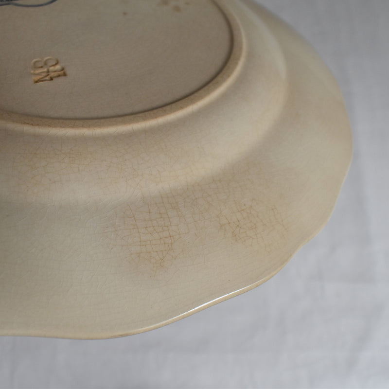 Antique Plate, Sarreguemines "Moscou"