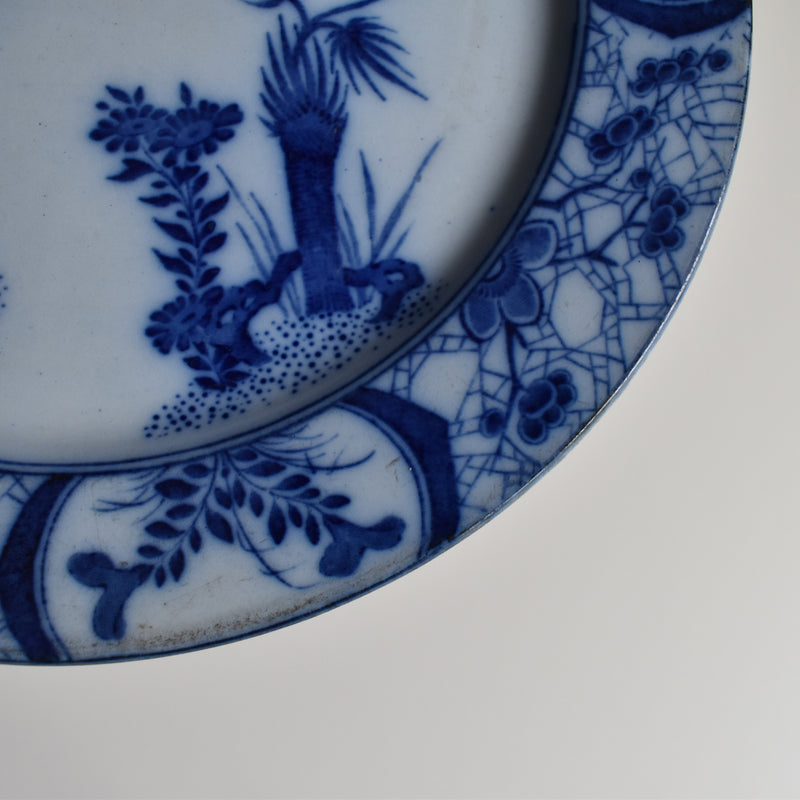 Antique Plate, Creil et Montereau, Japon, 21.5cm, F