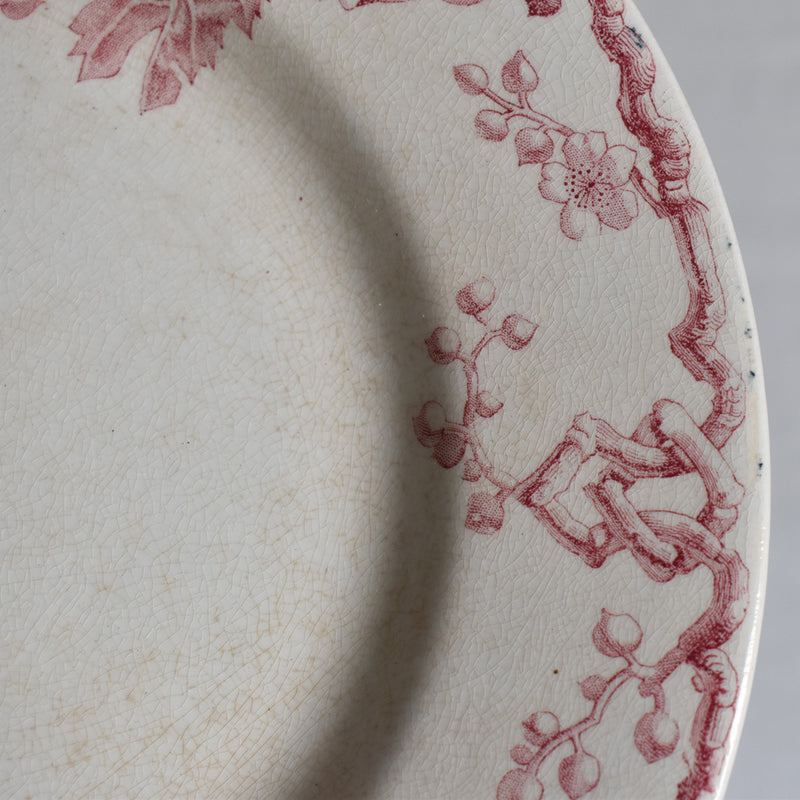 Antique Plate Lunéville Fontainebleau A