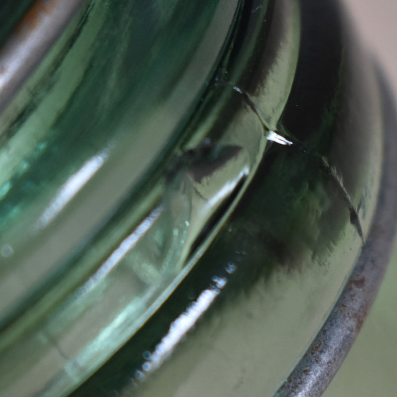 ヴィンテージ  ガラス　容器 L'ideal A