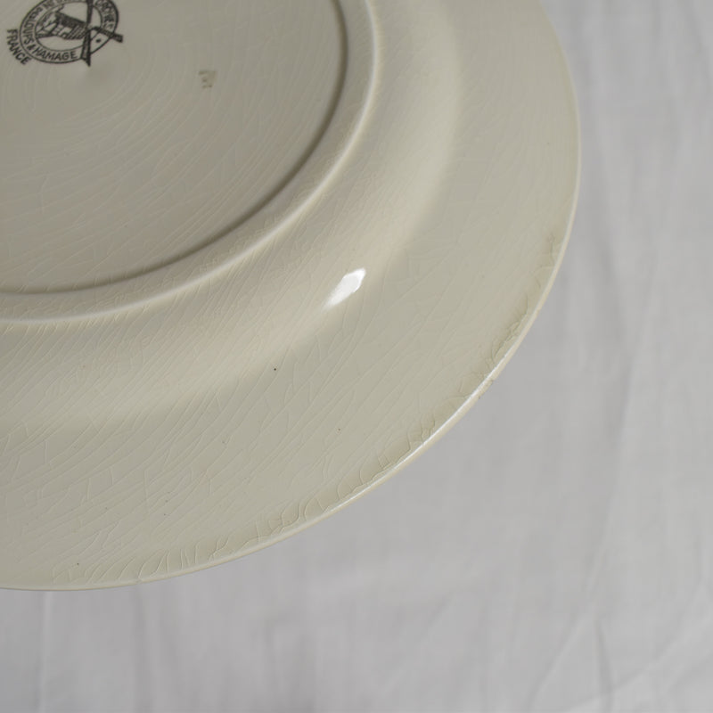 Vintage plate Moulin des Loups Raisin E