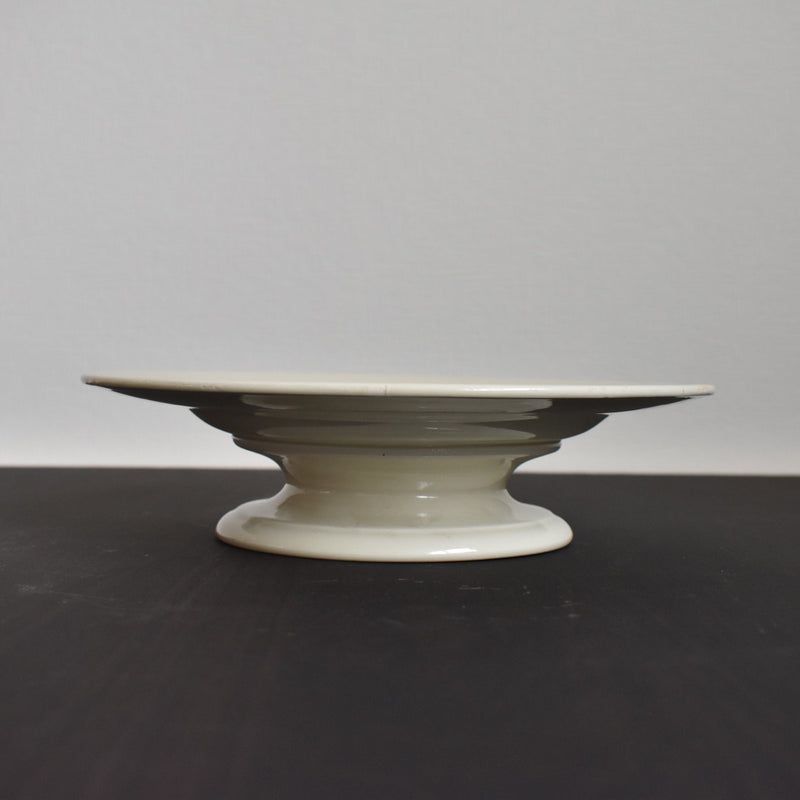 Antique Footed Plate Gien