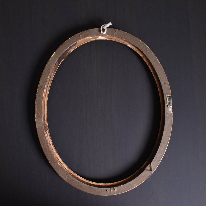Antique Frame Oval Gold